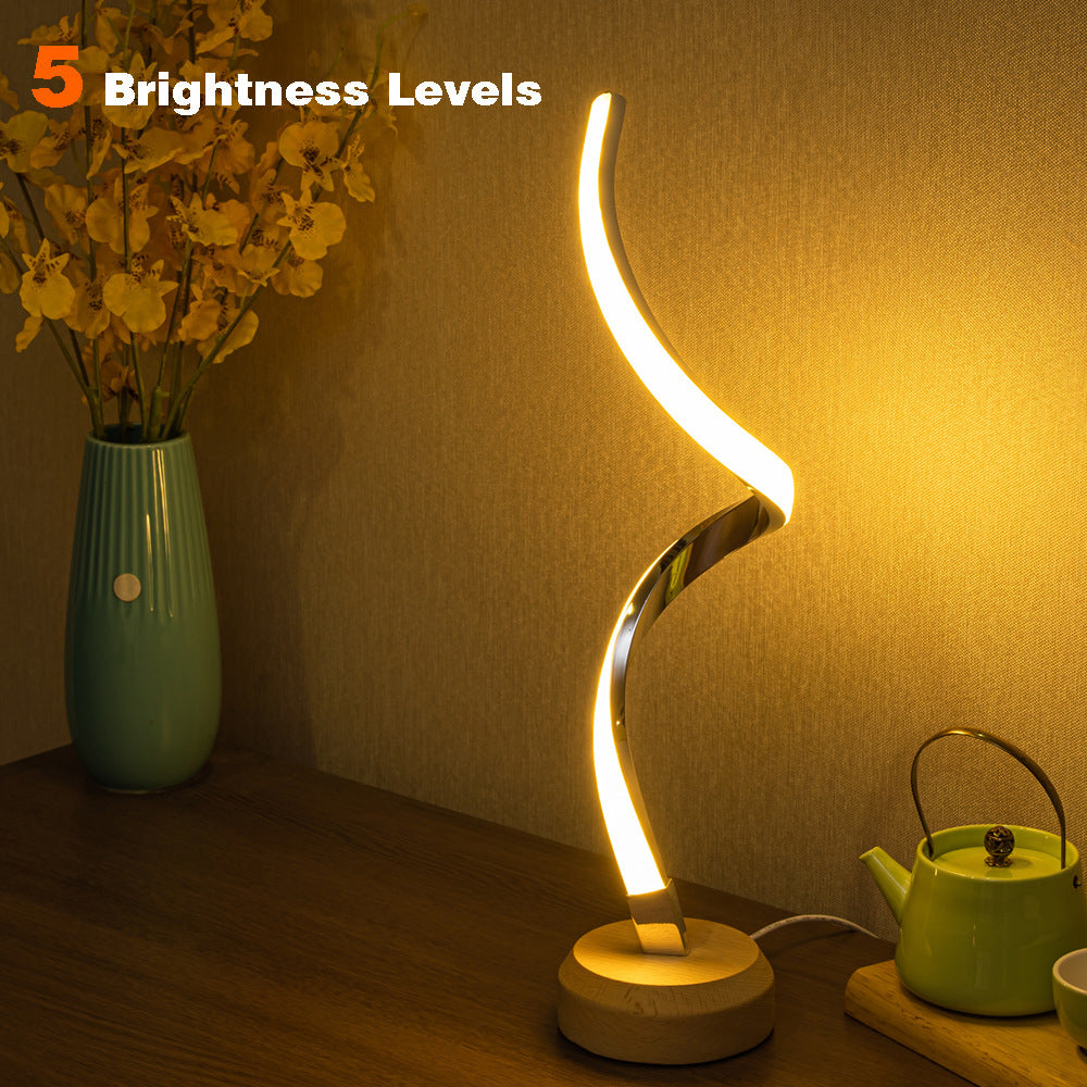 EliteLiving - Modern LED Spiral Desk Lamp