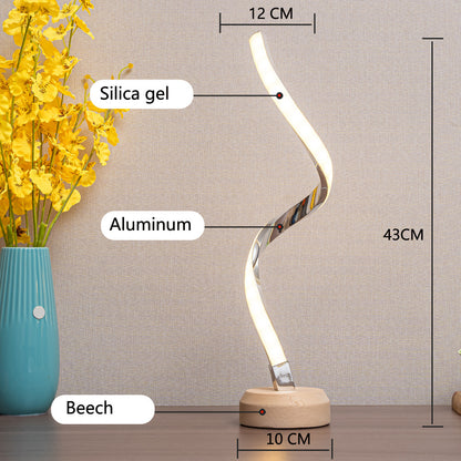 EliteLiving - Modern LED Spiral Desk Lamp