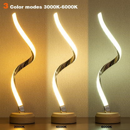 EliteLiving - Modern LED Spiral Desk Lamp